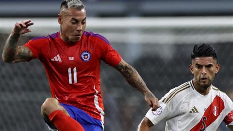 mas de 0.5 remates al arco|Perú y Chile empataron en un flojo partido de la Copa América .